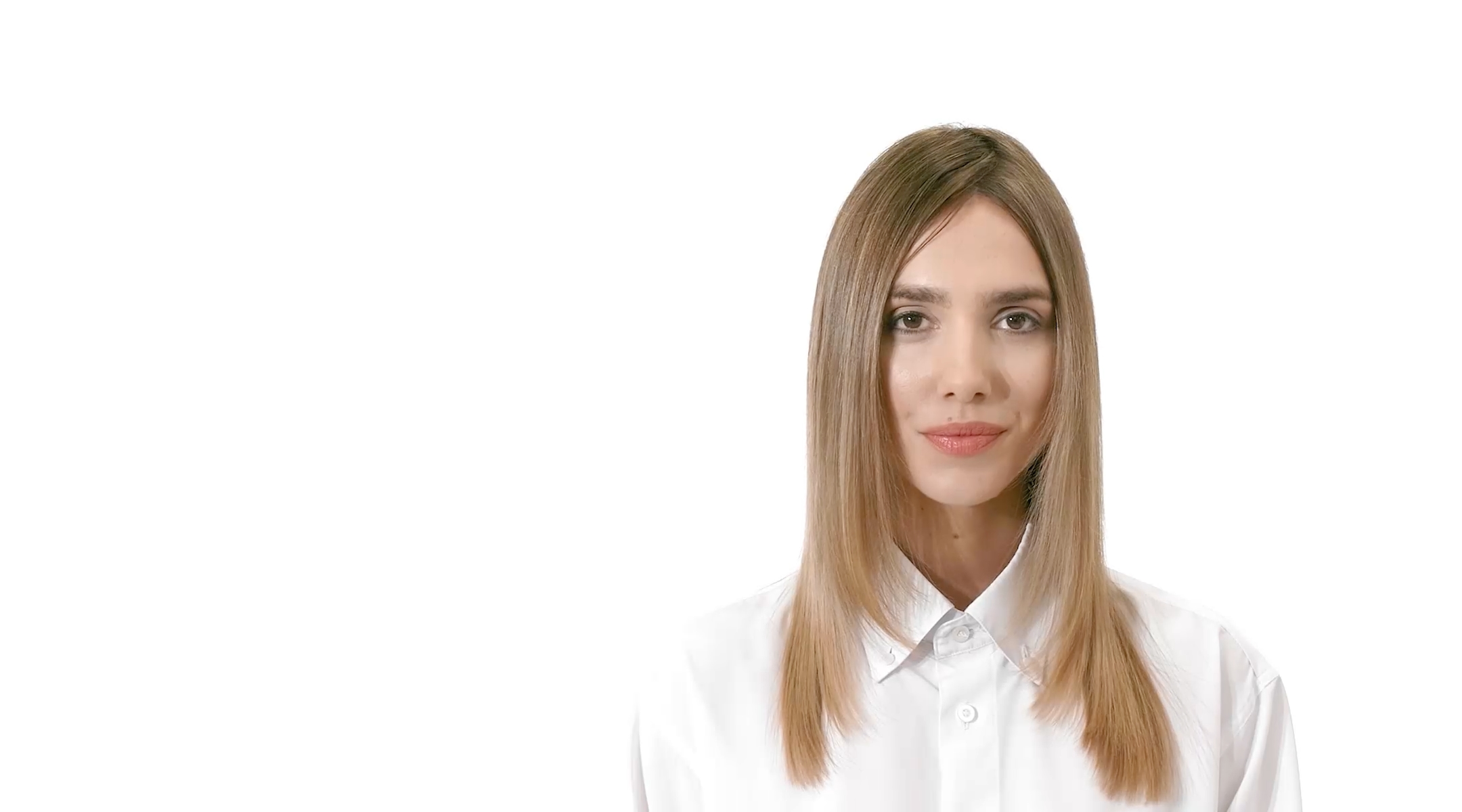Modella Thermo Care Cut con capelli lunghi